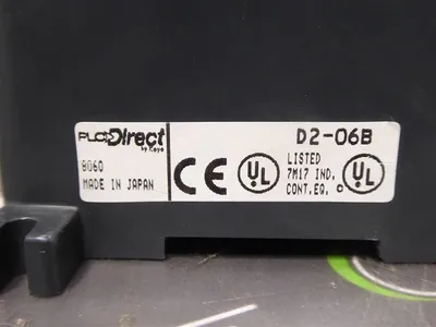 Koyo / PLCDirect D2-06B DirectLogic 205 Power Supply / Chassis Module Used