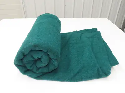 Cotton Goods Vintage Fite Rite Woolen Fire & First Aid Blanket With Cannister