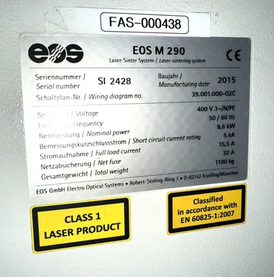 2015 EOS M290 3D PRINTER | CNC EXCHANGE (8)