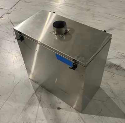 USED FUMEX HIGH-CAPACITY PRE-FILTER UNIT, STAINLESS STEEL