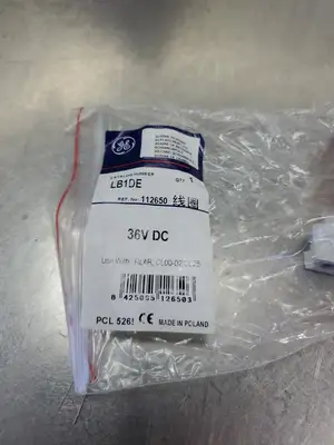 GE LB1DE 36VDC Contactor Replacement Coil. 4D