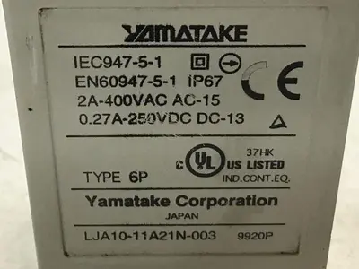 USED YAMATAKE LJA10-11A21N-003
