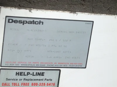 USED DESPATCH LAC1-38B-2