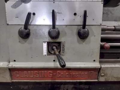 17" x 108" CLAUSING COLCHESTER MODEL #17 ENGINE LATHE, 3.25" HOLE: STOCK #22567