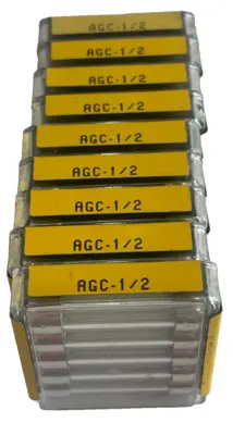 NEW COOPER BUSSMANN AGC-1/2 FUSES AGC12 QTY/44