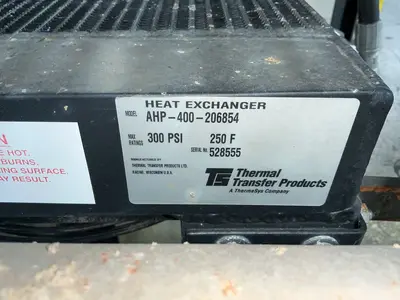 Used THERMAL TRANSFER PRODUCTS APP400206854 Chemical & Process Equipment Ohio US | HGR 24 #1329397