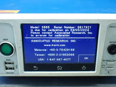USED ASSOCIATED RESEARCH 3865