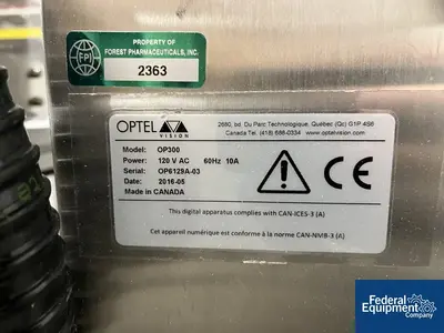 Used Optel Optel OP300 Case Label Inspection System with mk North America GUF-P 2000-AC Conveyor Inspection Machines Ohio US | Federal Equipment Company #1566200