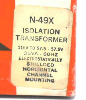 NEW TRIAD N-49X ISOLATION TRANSFORMER N49X