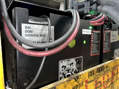 60,000 LBS RICO MODEL #HLR600 ELECTRIC FORKLIFT / DIE-CART / COIL-CARRIER: STOCK #16894