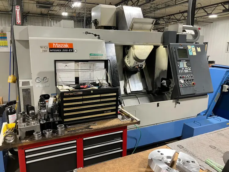 Used 2001 MAZAK INTEGREX 200-II Y 5-Axis or More CNC Lathes Ohio US | Toolquip, Inc. 7 #176400