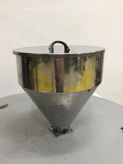 USED METAL FABRICATOR HOPPER