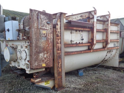 10,000 L S/S Solitech S/S U Trough Mixer 45 kW