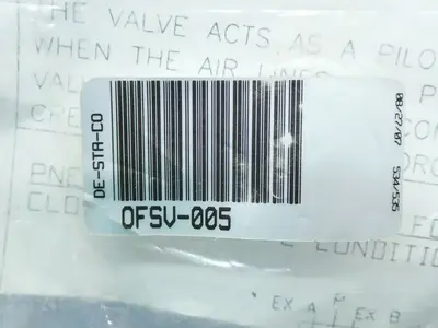 New | in-Stock DESTACO OFSV005 Valves/Fittings | HGR 24 #732732