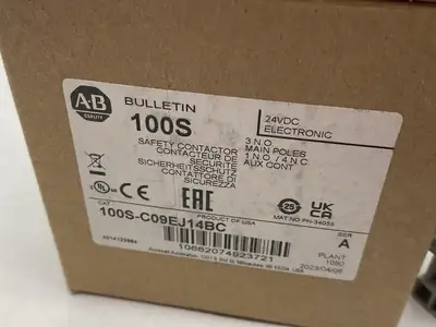 USED ALLEN-BRADLEY SER. A SAFETY CONTACTOR 3 NO MAIN, 1 NO/4 NC AUX