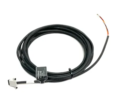 USED KEYENCE SAFETY CURTAIN MAIN UNIT CONNECTION CABLE 5M NPN