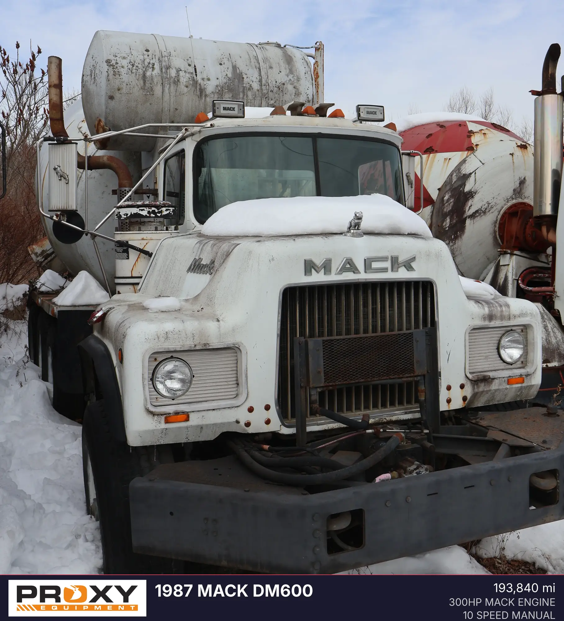 Used 1987 MACK DM600 Concrete Mixer Trucks Pennsylvania US | Proxy Equipment #1382953