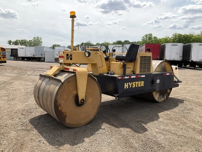 USED HYSTER C350B-D DOUBLE DRUM SMOOTH ROLLER