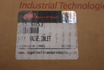 NEW OPEN BOX INGERSOLL RAND  34526053 INLET VALVE STOCK 4907-A