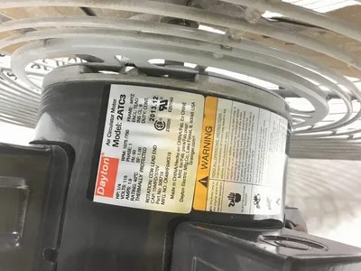 Dayton 1VCE7 – 2ATC3 Standard-Duty Industrial Fan 1075/750RPM 1Phase 60Hz 115V 1/4HP
