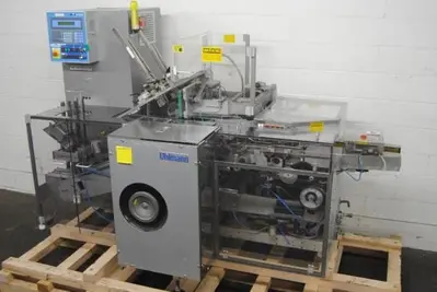 Uhlmann model C100 Cartoner with blister feed