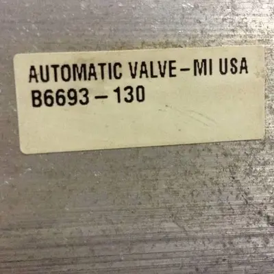 USED AUTOMATIC VALVE 416B67S31C-AA4