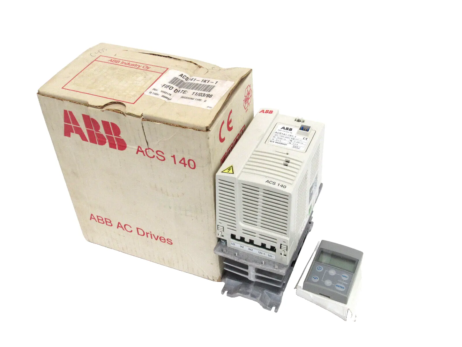 NEW ABB ACS141-1K1-1 AC DRIVE ACS100-PAN ACS1411K11