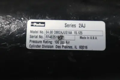 Parker Cylinders 04.00 CBB2AJUS14A 15.125 Series 2AJ STOCK M-65