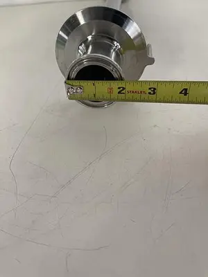 Stainless Steel  17" Spray Ball w/ 1 1/2" Sanitary Fitting