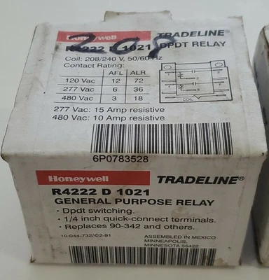 NEW Honeywell R4222 D 1021