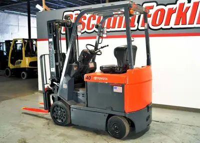 Used 2008 TOYOTA 7FBCU20 4-Wheel Sit down Electric Counterbalance Forklifts Colorado US | Discount Forklift #1244257