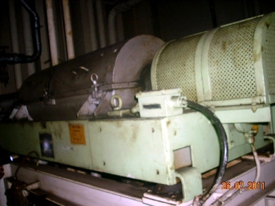 Mitsubishi/Krauss-Maffei KVZ-25-ML decanter centrifuge, 316SS.