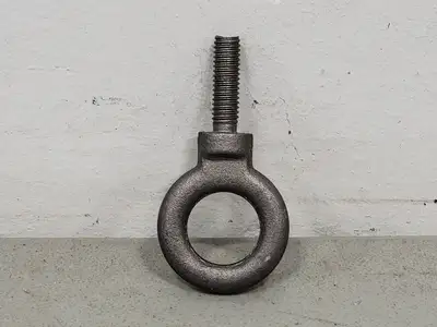 3/8" Machinery Eye Bolt, VGD DAZ, Carbon Steel (Box of 55)