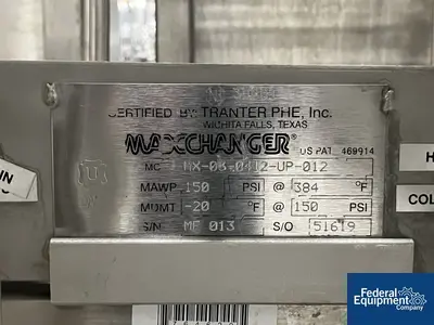 USED T & C Stainless 60 Liter T & C Reactor Skid, 316L S/S, 45/150#