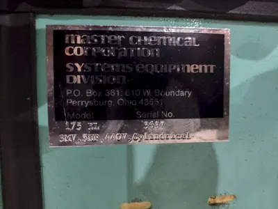 USED MASTER CHEMICAL