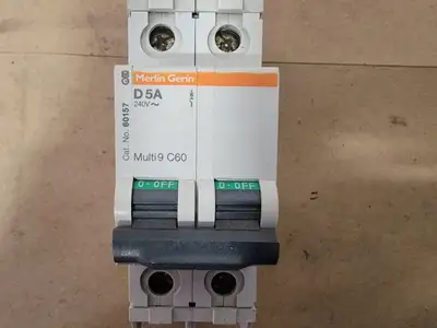 Used MERLIN GERIN MULTI 9 C60 D5A 2P Switchgears British Columbia CA | Lenmark #238964