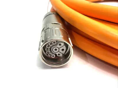 USED BOSCH REXROTH SERVO POWER CABLE 10M LENGTH RH2-521DBB-NN-010,0