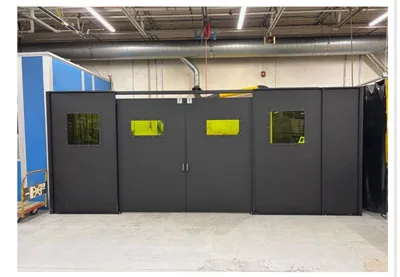 MacLean Hard Shell Laser Enclosure Laser Welding Screens, Barriers, & PPE | MacLean Machinery Network LLC (1)