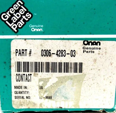 NEW ONAN 0306-4283-03 CONTACT KIT 0306428303