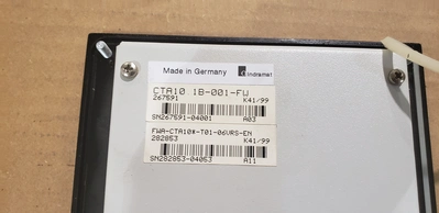 Indramat CTA10-1 Control CTA10.1B-001-FW