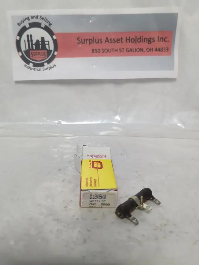 New | in-Stock OHMITE D12K5K0 Miscellaneous Equipment (Electrical & Power) Ohio US | Surplus Asset Holdings #1460363