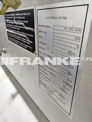 Used 2001 MORI SEIKI GV-503/5AX Vertical Machining Centers US | FRANKE CNC, LLC #1371030