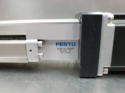 Used AMCI/FESTO SMD23-130 Rotary Motor w/FESTO EGSK-26-100-6P Movement Arm Linear Actuators South Carolina US | Palmetto Automation #1158132