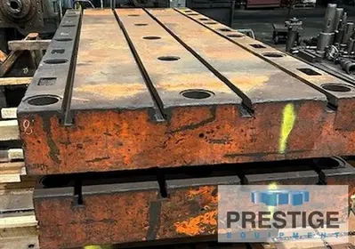 48" x 120" x 9" T-Slotted Cast Iron Floor Plate, Qty. 2