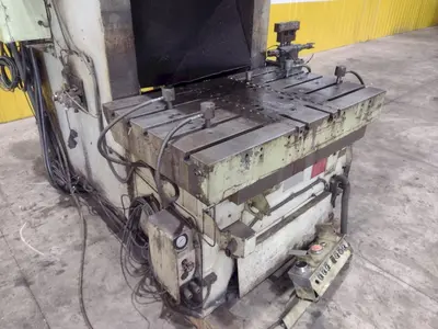 220 TON AIDA MODEL #NC1-200(2) GAP FRAME PRESS, WITH 9.84" STROKE: STOCK #22203