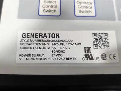 Basler Electric / Kohler BE1-11g Generator Protection Relay G5A3M2J2N0E000 New NIB