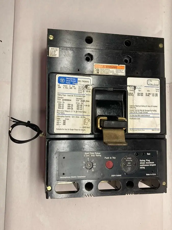 Used WESTINGHOUSE 2608D88G Miscellaneous Equipment (Electrical & Power) Ohio US | Surplus Asset Holdings #1364117