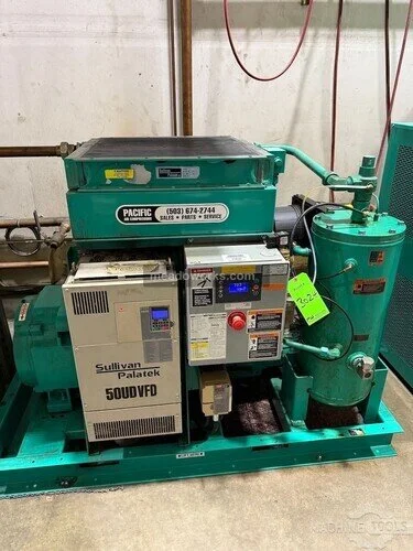 Used SULLIVAN PALATEK 50UD VFD Rotary Screw & Sliding Vane Air Compressors Illinois US | Meadoworks #1492253