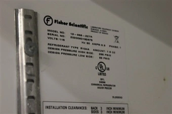 Used FISHER _UNKNOWN_ Lab Refrigerators Connecticut US | DMC Industries #1281986