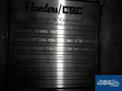 USED Flanders 150 SQ FT FLANDERS DUST COLLECTOR, S/S